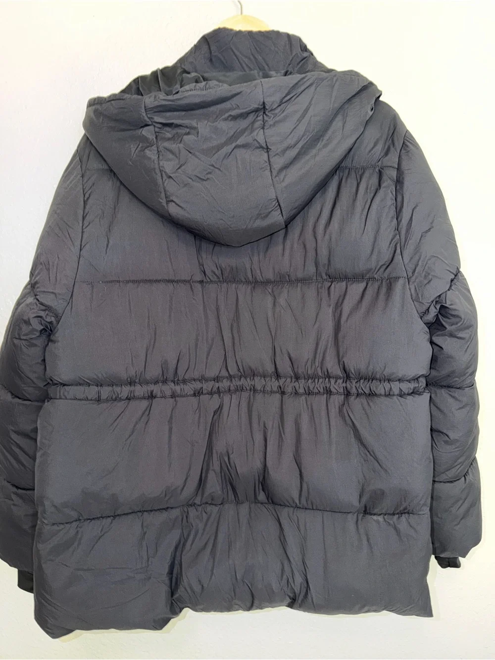 Oner Active women’s Black Hooded Puffer Jacket